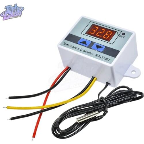 W3001 Digital Temperature And Humidity Controller Microcomputer Thermostat Switch Probe AC 110-220V Isolation Type Transformer
