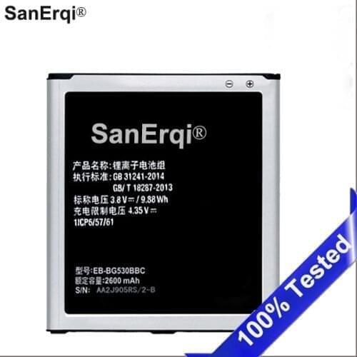 EB-BG530CBU EB-BG530CBE 2600mAh battery For Samsung Galaxy Grand Prime J3 2016 G530 G531F G530H G530F G532F Battery