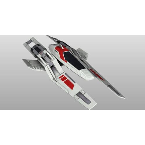 Quality Effect Of Fighter Spacecraft 3D Paper Model DIY