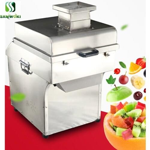 Commercial cucumber dicer machine vegetable fruit cuber machine pumpkin dicing machine green pepper cubes cutter machine