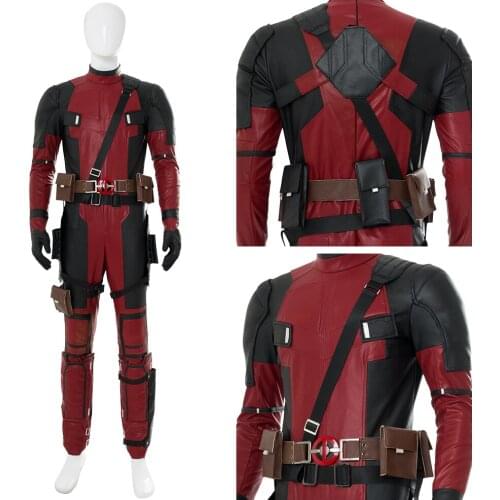 Wade Winston Wilson Cosplay Costume Adult Man Jumpsuit Zentai Bodysuit Mask Outfits Halloween Carnival Full Set