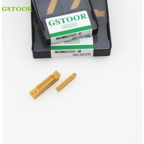 10PCS MGMN200-G 250-G 300-M 400-M 500-M Lathe Cutter Cutting Grooving Turning Tools CNC Carbide Inserts Groove MGMN Blades
