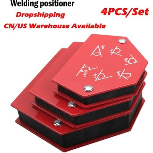 4pcs Magnetic Welding Holders Multi-angle Solder Arrow Magnet Weld Positioner Fixer Ferrite Holding Auxiliary Locator Tools