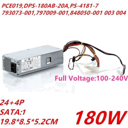 New PSU For HP S5 S5-1333 1523 1537CN 180W Power Supply PCE019 DPS-180AB-20 A PS-4181-7 793073-001 797009-001 848050-001/003/004