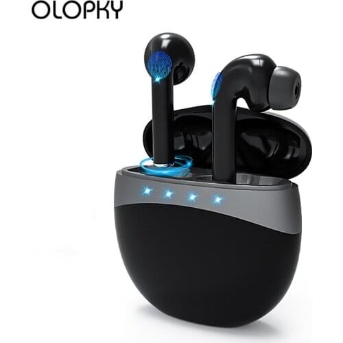 New Touch Control TWS Bluetooth Wireless Headset V5.0 Stereo Anti-manic Touch Operating Headset for Huawei iPhone Xiaomi Samsung