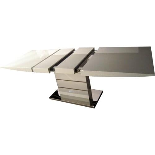 Dining table comedor sillas de mesa comedor muebles de madera jantar white shiny wooden folding table Nordic 160/190/220cm