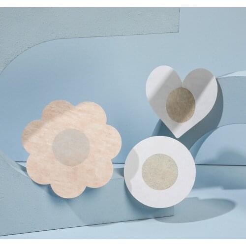 Disposable Non-Woven Nipple Stickers Invisible Chest Stickers Anti-Bumps And Anti-Glare Nipple Stickers Men Women Breathable
