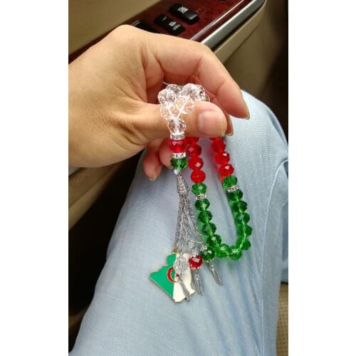 Albania flag tasbih jewelry necklace Shqiperise bag Key ring Kosovo flag map tespeeh prayer beads Rosary tesbih gift Kosoves