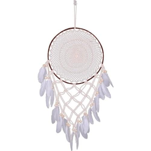 Dream Net,Nordic Style Luxury Dream Catcher,Handmade Home Porch Decoration Flower Pendant,Wall Decoration