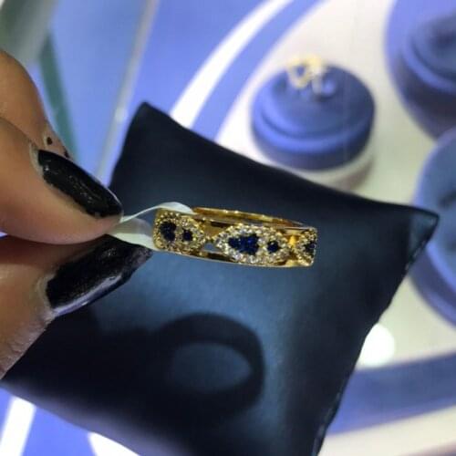 UMGODLY High Quality Fahsion Copper Ring Yellow Gold Color Hollow Out Lucky Fish Finger Ring Women Party ETE Jewelry