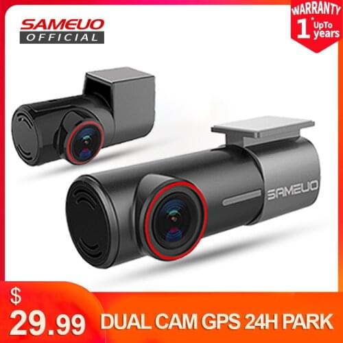 U700 Sameuo Dash cam front and Rear WIFI 2K 1080P Car DVR camera dash auto video Recorder night vision app 24H Parking Monitor