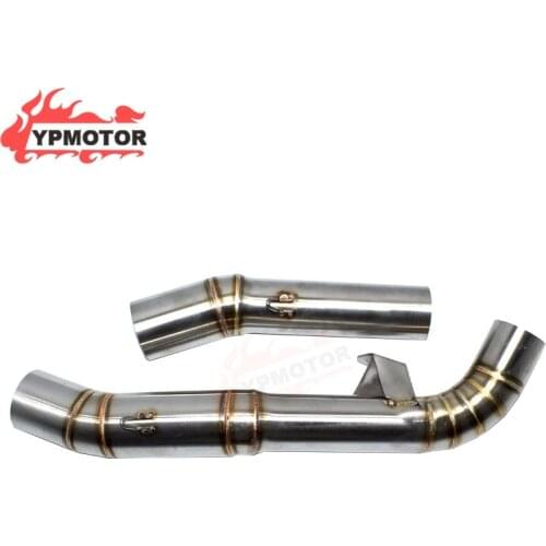 Z 1000 07-09 Sport Bike Motorycycle Middle Link Exhaust Pipe Mid Tube Muffler Connection For Kawasaki Z1000 2007-2009 2008