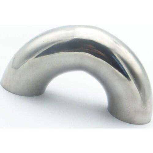 1-3/4" 45mm OD 304 Stainless Steel Sanitary Weld 180 Degree Elbow Pipe Fitting For Home Brew Homebrew Wine Beer Brewing