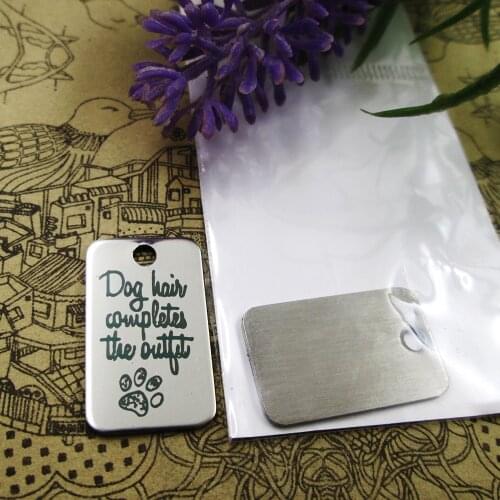 10pcs--"dog hair completes the outfit"stainless steel charms 5 styles for choosing DIY Charms for necklace bracelets