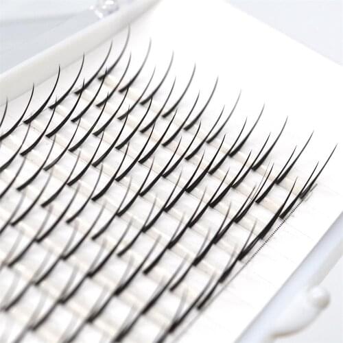 12 Lines A Shape Professional Makeup Individual Lashes C/D Curl Natural Fluffy False Eyelashes 3d Mink Eyelash extension