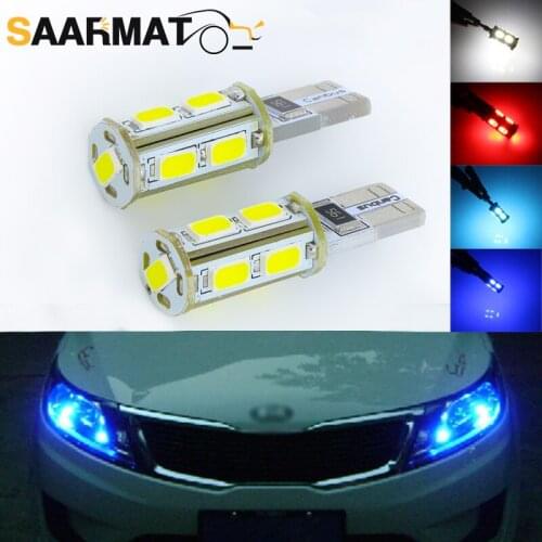 2pcs T10 W5W CANbus High power Signal bulb Wedge-shaped Turn Side Bulb For Kia Borrego Accessories Armrest Sorento Soul Optima