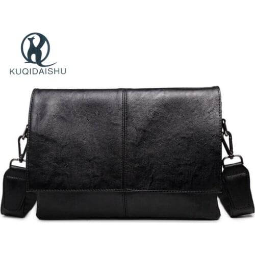 2020 High Quality Leather Crossbody Bag For Men Casual Business Leather Man Shoulder Messenger Bag Vintage MenS Travel Bags