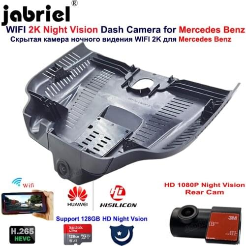 2K 1080P Night vision Wifi 24H Car Dvr Dash Cam Camera for Mercedes Benz A Class w177 for Mercedes Benz A200 A220 A250 2019-2021
