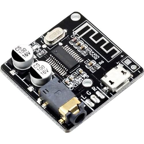 6Pcs VHM-314 V.20 Bluetooth o Receiver Board Bluetooth 5.0 Mp3 Lossless Decoder Board with Lithium Battery Charging
