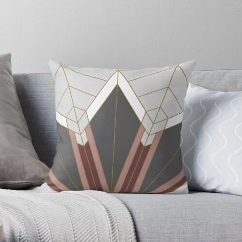 ART DECO G1 Throw Pillow Cushion Cover Polyester throw pillows case on sofa home living room car seat decor 45x45cm