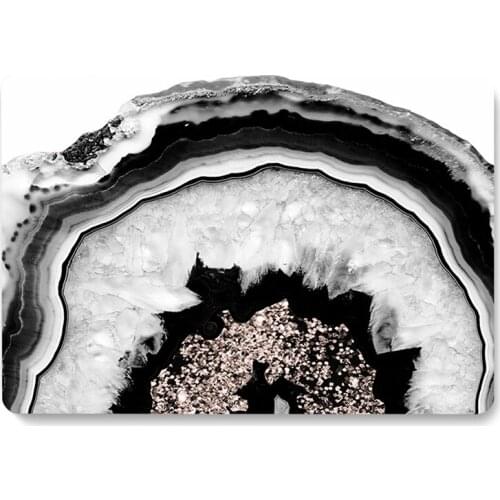 Marble Crystal Gemstone Pattern Laptop Case For MacBook Retina Air 11 12 13.3 New Pro 15.4 16 inch Cover shell