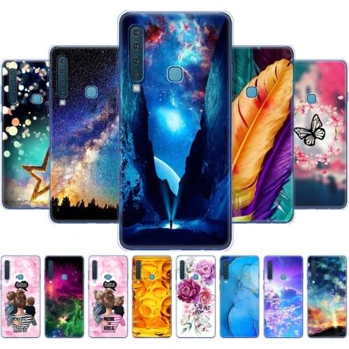 For Samsung Galaxy A9 2018 Case Silicon TPU Phone Cover For Samsung A9 2018 Funda A 9 A920F A920 SM-A920F Capa Starry sky