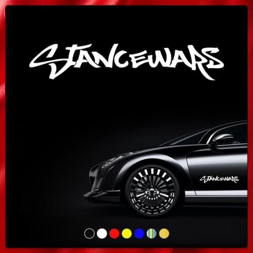 CS40089# Die-cut Vinyl Decal Stancewars Car Sticker Waterproof Auto Decors on Car Body Bumper Rear Window