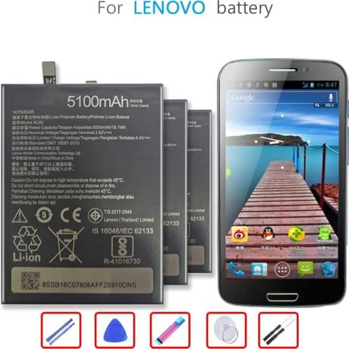 For BL262 5000mAh Battery for Lenovo Vibe P2 p2a42 p2c72 p2 a42 c72 BL 262 Mobile Phone