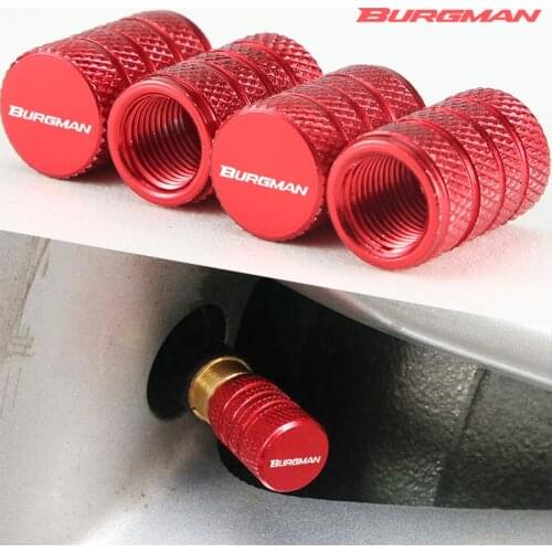 For Suzuki BURGMAN 650 400 125 200 250 AN650 AN400 AN125 AN200 CNC Accessorie Wheel Tire Valve Stem Caps Airtight Covers