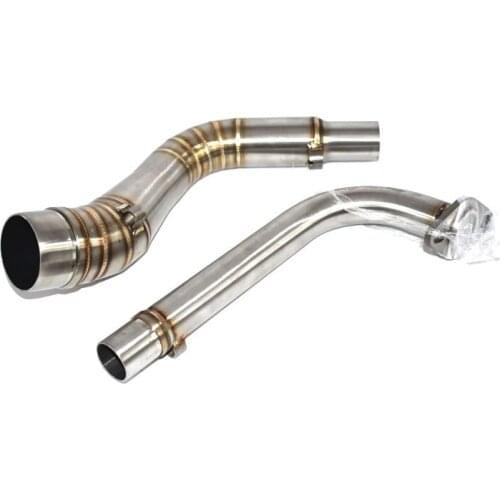 For YAMAHA NVX 125 155 NVX125 NVX155 Motorcycle Exhaust Pipe Escae Front Exhaust Link Pipe Stainless Steel Tube Slip-On