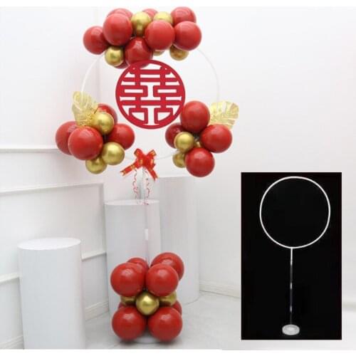 Ballon Ring Stand Round Balloon Wreath Ring Event Decoration Balloon Arch Rack for Balloon Arch Birthday Baby Shower Party Decor