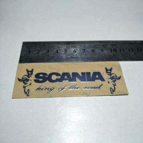 Metal Stickers Paster for 1/14 Tamiya RC Truck Car SCANIA R730 R470 R620 56323 56327 Diy