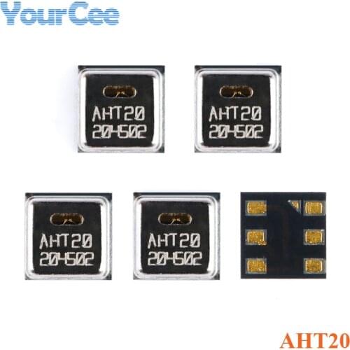 5PCS AHT20 Integrated Temperature and Humidity Sensor Module High Precision Digital I2C Signal Anti-interference for Arduino