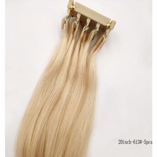 Second Generation 6D Virgin Hair Extensions Can Be customized For Hightlights hair connector salon tools