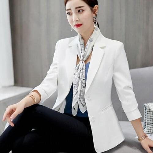 2021 spring and autumn new Korean version of slim and thin small suit all-match business jacket casual small suit