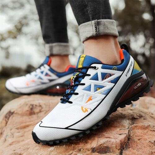 Hiking Shoes Man Trekking Mountain Climbing Boots Backpacking Non-slip Trail Hiking Sneakers Mens Amped Hiking Boots for Man