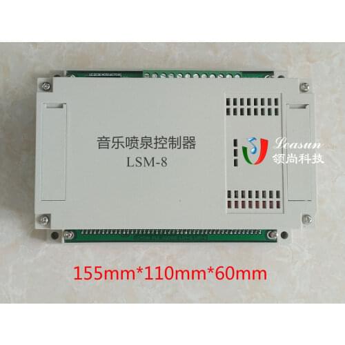 Programmable 8-way Music Fountain Controller LSM-8 Program Board Solid State Relay Inverter