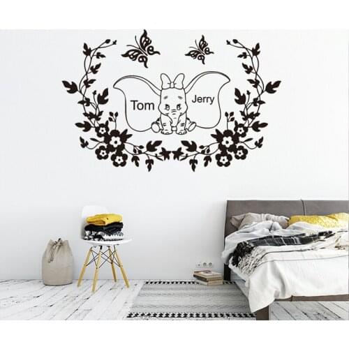 Sensual Bee Butterfly Wall Stickers