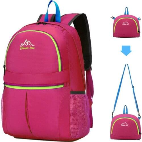 Ultralight Handy Travel Backpack Water Resistant Packable Backpack Daypack Foldable Camping Outdoor Travel Cycling School Bag