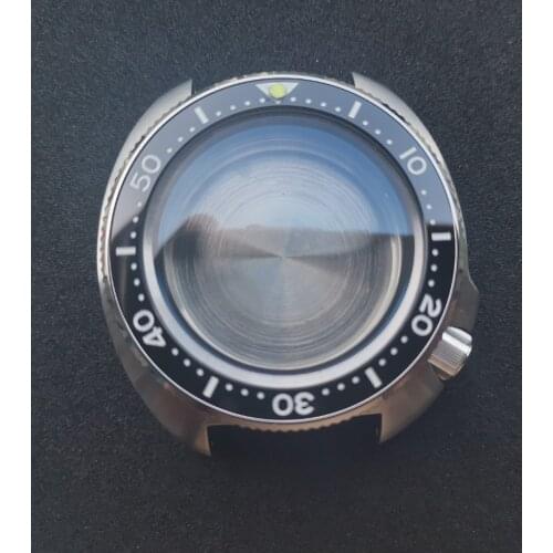 Tuna 6105 Diver Watch Case Modified Turtle Water Ghost SKX007/009 Seiko Suitable For NH35A/NH36A Movement 20ATM Waterproof