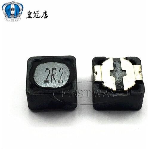 10pcs/SMD power inductors CDRH124 CDRH125 CDRH127 2.2UH word:2R2 Shielding inductance 12*12*4MM/12*12*5MM/12*12*7MM