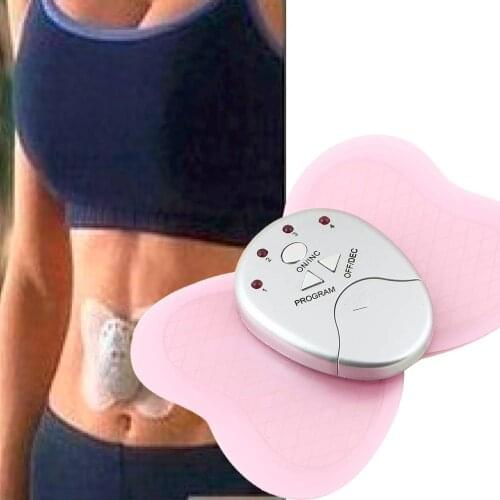 2 pcs/lot Mini Electronic Body Muscle Butterfly Massager Slimming Vibration Fitness Random Color Professional Health Care