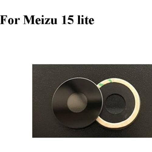 2PCS High quality For Mei zu 15 lite 15lite meizu15lite Back Rear Camera Glass Lens Repairment Repair parts test good 5.46' inch