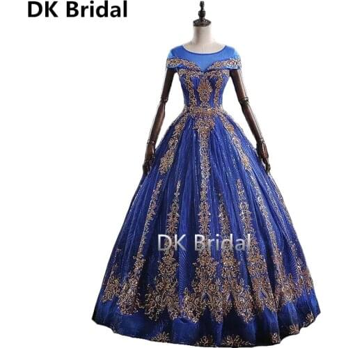 2020 vestidos Princess Quinceanera Dresses Victorian Halloween Masquerade Prom Dress Ball Gown Queen Puffy vestidos de 15 años