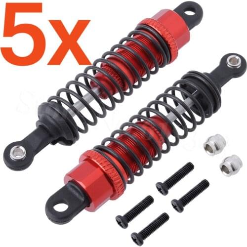 5pairs Front RC Spare Parts Aluminum Oil Shock Absorber 70mm For HQ 1/16 731 732 733 734 Buggy Monster Truck Rally