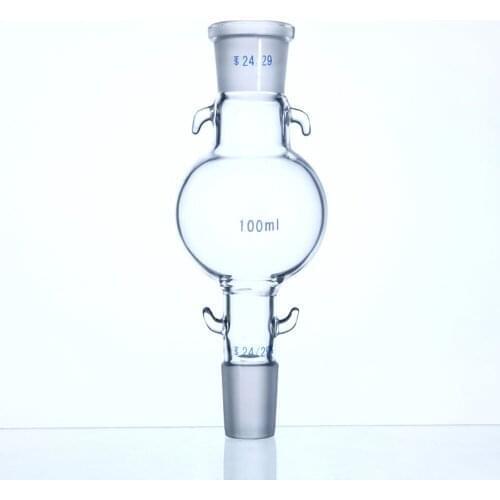 500mL Liquid Storage Ball Chromatography Reservoir Flask 19/26 Ground - In Mouth Borosilicate 3.3 Glass Chemistry Labware