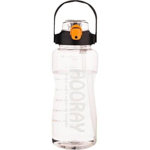 80% Hot Sale 2000ml Water Bottle Food Grade Large Capacity Plastic Transparent Drinking Water Bottle for Office Outdoor