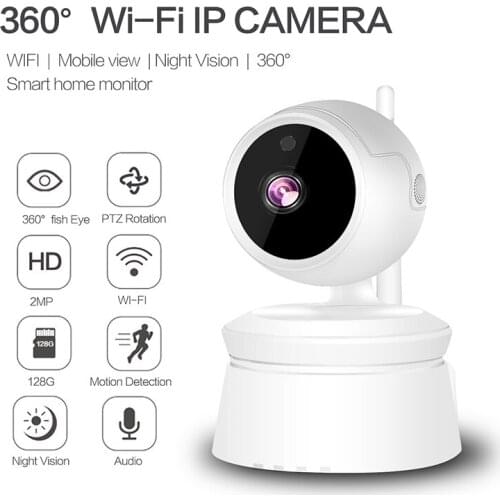360 Degree Wireless Intercom PTZ Camera Motion Detection WIFI IP Camera