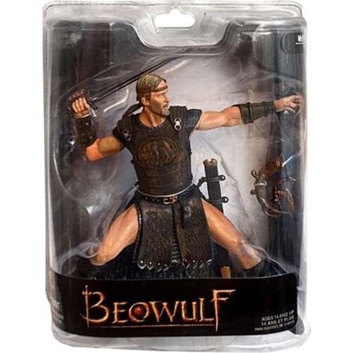 Beowulf figure in blister 4assorted models ponytail Figure 16-18cm