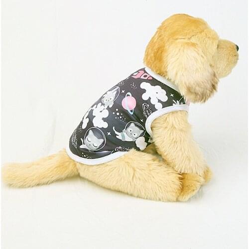 T-shirt for Dogs Fashion Printed Casual Pet Vests Dog clothes for small dogs Cute Thin Puppy summer clothes for yorkies New